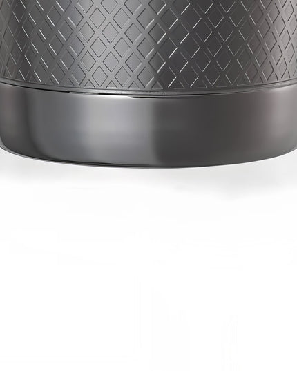 Bộ Bình Lắc Cocktail Barfly Hoa Văn Kim Cương Thép Không Gỉ 828 ml & 532 ml Màu Đen M37200BK