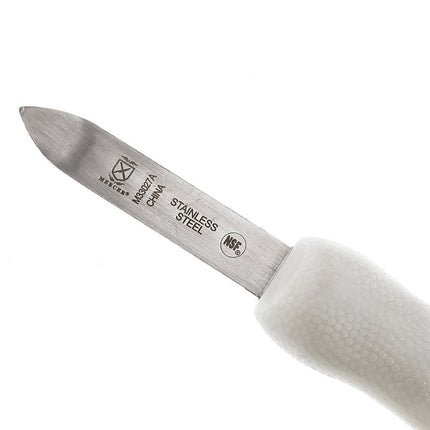Dao Mở Hàu Mercer Culinary M33027A 7 cm Cán Polypropylene Trắng Thép Carbon Nhật