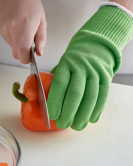 Găng Tay Chống Cắt Mercer Culinary M33415GRXS Cỡ XS - Polyethylene Phân Tử Siêu Cao, Xanh Lá Cổ Tay Vàng