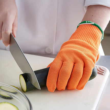 Găng Tay Chống Cắt Mercer Culinary M33415OR1X Cỡ 1X-Large - Polyethylene Phân Tử Siêu Cao, Cam Viền Đen