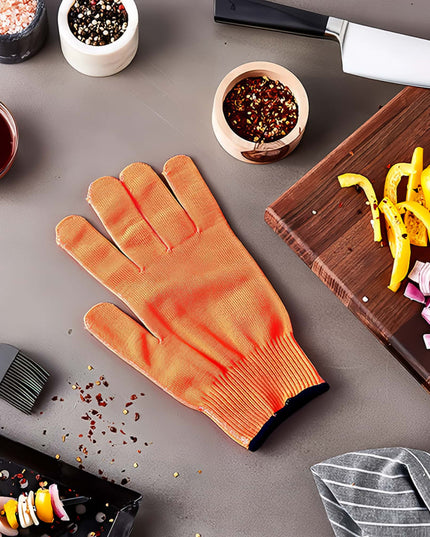 Găng Tay Chống Cắt Mercer Culinary M33415OR1X Cỡ 1X-Large - Polyethylene Phân Tử Siêu Cao, Cam Viền Đen