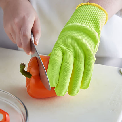Găng Tay Chống Cắt Mercer Culinary M33415YLL Cỡ Lớn - Polyethylene Phân Tử Siêu Cao, Vàng Viền Trắng