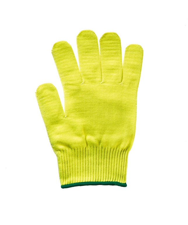 Găng Tay Chống Cắt Mercer Culinary M33415YLM Cỡ Medium - Polyethylene Phân Tử Siêu Cao, Vàng Cổ Tay Xanh Lá