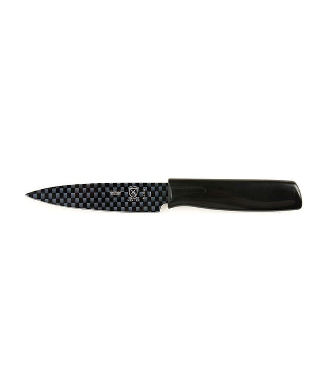 Dao Gọt Mercer Culinary M33910B 10.2 cm Cán ABS Đen Thép Nhật Carbon Cao