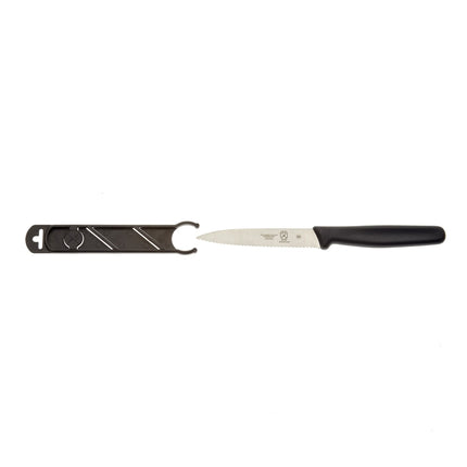 Dao Bar Mercer Culinary M33931B 10.2 cm Cán Polypropylene Đen Thép Carbon Nhật