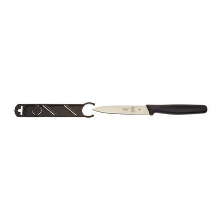 Dao Bar Mercer Culinary M33933B 10.2 cm Cán Polypropylene Đen Thép Carbon Cao Nhật Bản