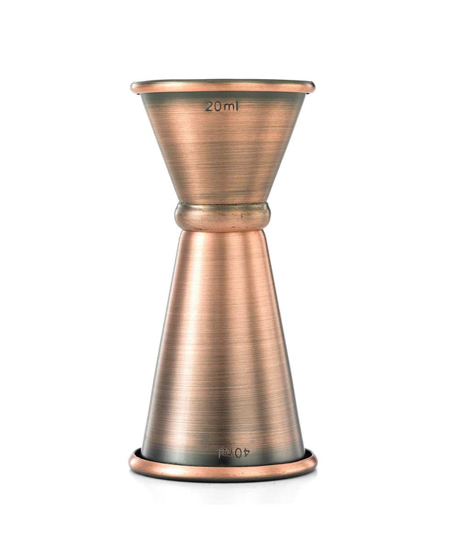 Ly Đong Đôi Kiểu Nhật Barfly M37001ACP - 20 ml & 40 ml, Màu Đồng Cổ