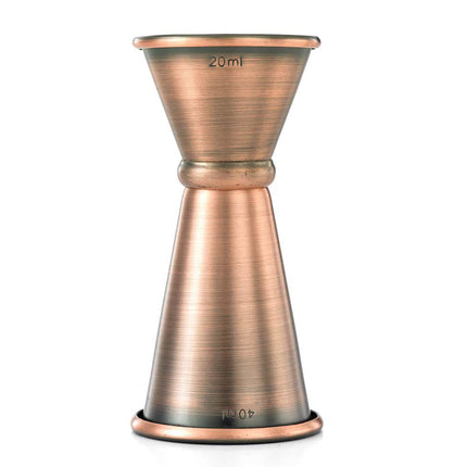 Ly Đong Đôi Kiểu Nhật Barfly M37001ACP - 20 ml & 40 ml, Màu Đồng Cổ
