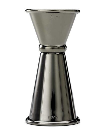 Ly Đong Đôi Kiểu Nhật Barfly M37001BK - 20 ml & 40 ml, Màu Đen Gun Metal