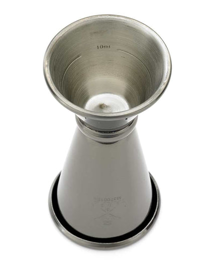 Ly Đong Đôi Kiểu Nhật Barfly M37001BK - 20 ml & 40 ml, Màu Đen Gun Metal