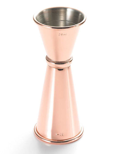 Ly Đong Đôi Kiểu Nhật Barfly M37002CP - 25 ml & 50 ml, Màu Đồng