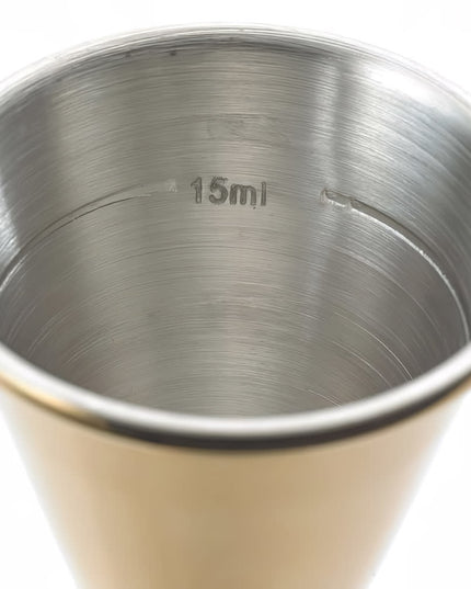 Ly Đong Đôi Kiểu Nhật Barfly M37002GD 25 ml & 50 ml Vàng