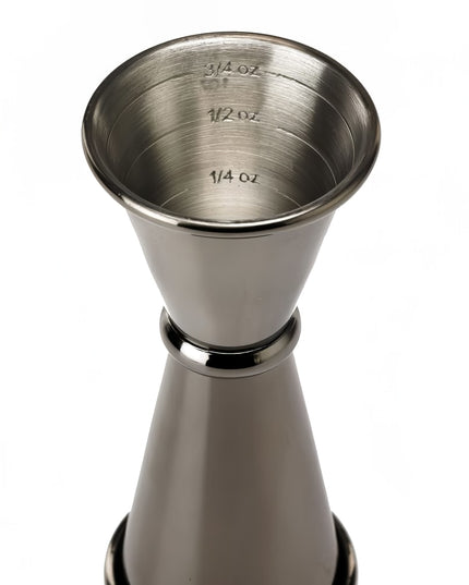 Ly Đong Đôi Kiểu Nhật Barfly M37003BK - 30 ml & 45 ml, Màu Đen Gun Metal