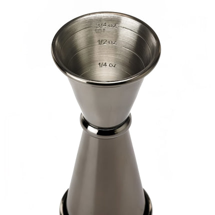 Ly Đong Đôi Kiểu Nhật Barfly M37003BK - 30 ml & 45 ml, Màu Đen Gun Metal