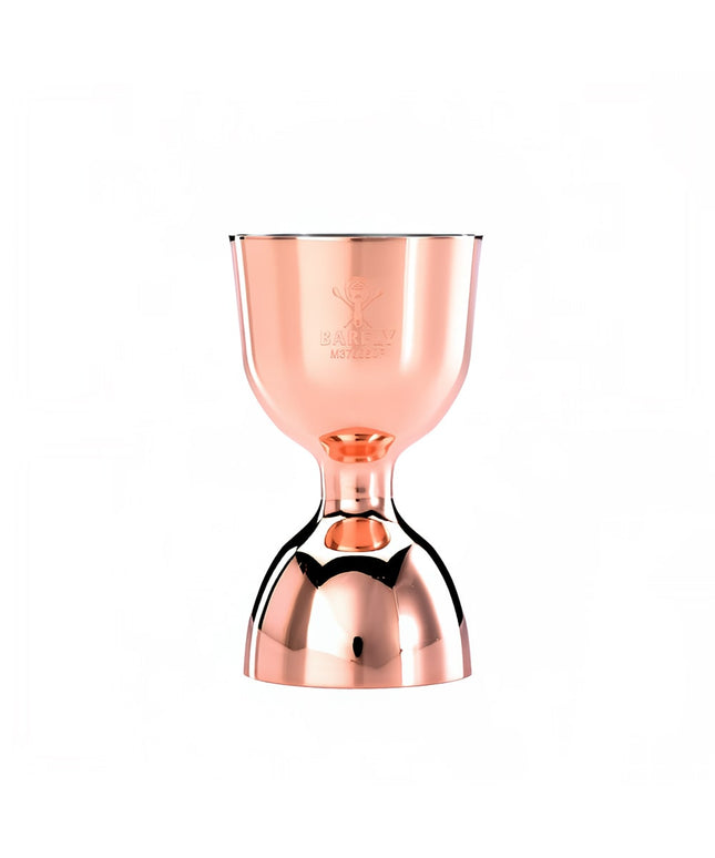 Ly Đong Hình Chuông Viền Thẳng Barfly M37006CP 30 ml & 60 ml Đồng