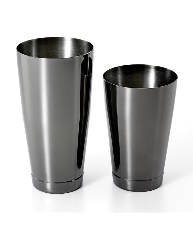 Bộ Bình Lắc Cocktail Thép Không Gỉ Barfly M37009BK 828 ml & 532 ml Màu Đen Kim Loại