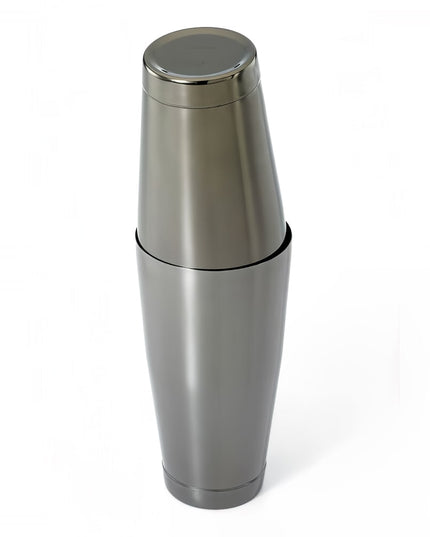 Bộ Bình Lắc Cocktail Thép Không Gỉ Barfly M37009BK 828 ml & 532 ml Màu Đen Kim Loại
