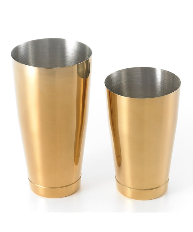 Bộ Bình Lắc Cocktail Barfly Thép Không Gỉ 828 ml & 532 ml Màu Vàng M37009GD
