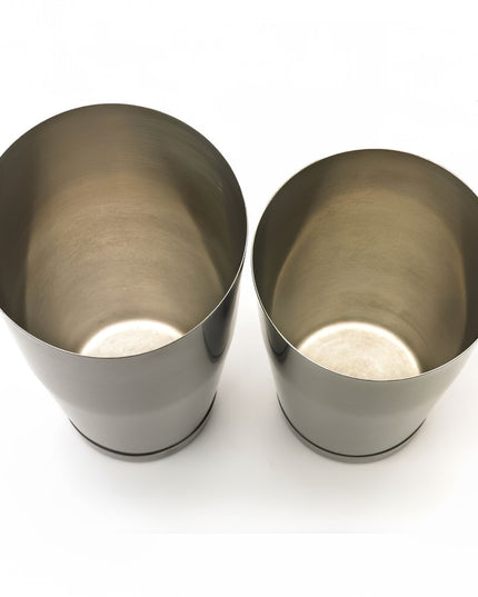 Bộ Bình Lắc Cocktail Barfly M37009VBK 830 ml & 530 ml Thép Không Gỉ Đen Cổ Điển