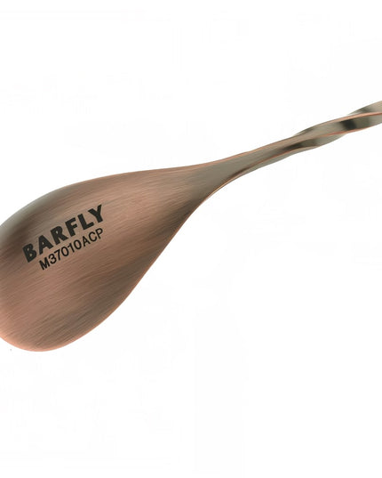 Thìa Bar Kiểu Nhật Barfly M37010ACP Đầu Gia Công Đồng Cổ Điển 33.5 cm