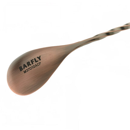 Thìa Bar Kiểu Nhật Barfly M37010ACP Đầu Gia Công Đồng Cổ Điển 33.5 cm