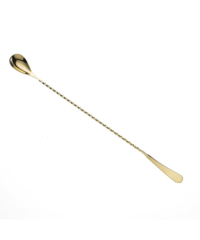 Thìa Bar Kiểu Nhật Barfly M37010GD 33.5 cm Đầu Gia Công Vàng
