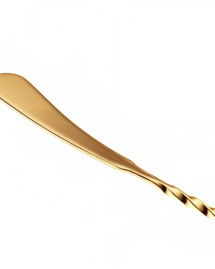 Thìa Bar Kiểu Nhật Barfly M37010GD 33.5 cm Đầu Gia Công Vàng