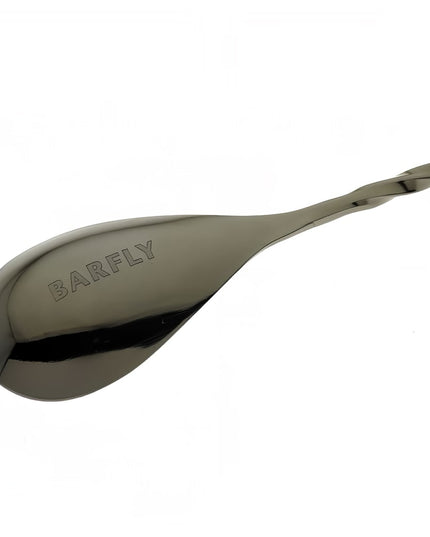 Thìa Bar Kiểu Nhật Barfly M37011BK Đầu Tiện CNC 43.5 cm Đen Gun Metal