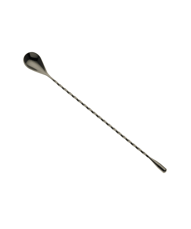 Thìa Bar Barfly M37012BK 30 cm Đầu Giọt Nước Đen Gun Metal
