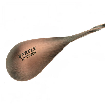 Thìa Bar Đầu Giọt Nước Có Trọng Lượng Barfly M37013ACP 40 cm Đồng Cổ Điển