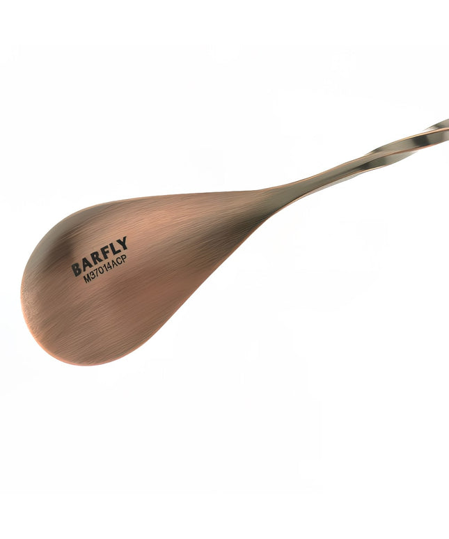 Thìa Bar Đầu Giọt Nước Có Trọng Lượng Barfly M37014ACP 49.8 cm Đồng Cổ Điển