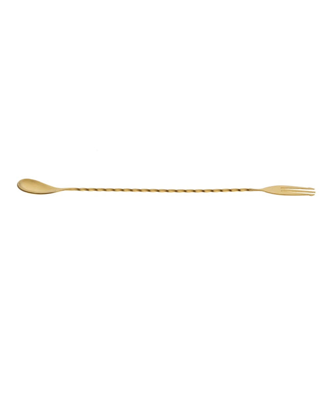 Thìa Bar Đầu Nĩa Barfly M37015GD 31.4 cm Vàng