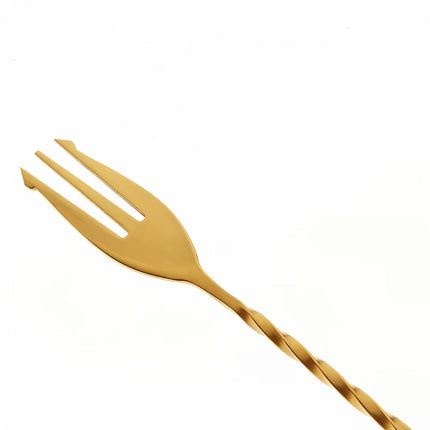 Thìa Bar Barfly M37016GD 40 cm Đầu Nĩa, Vàng