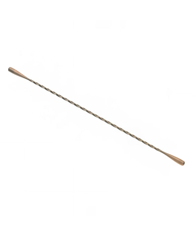 Que Khuấy Cocktail Barfly M37020ACP 33.5 cm Hai Đầu Giọt Nước, Đồng Cổ Điển