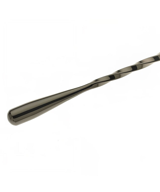 Que Khuấy Cocktail Barfly M37020BK Đầu Giọt Nước Đôi Màu Đen Gun Metal 33.5 cm