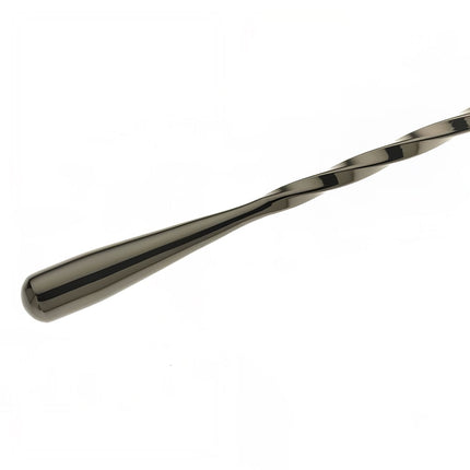 Que Khuấy Cocktail Barfly M37020BK Đầu Giọt Nước Đôi Màu Đen Gun Metal 33.5 cm