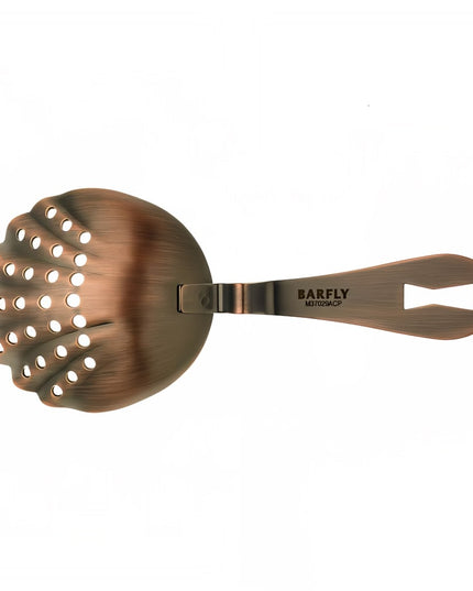Lọc Julep Viền Sò Barfly M37029ACP 17.8 cm Màu Đồng Cổ