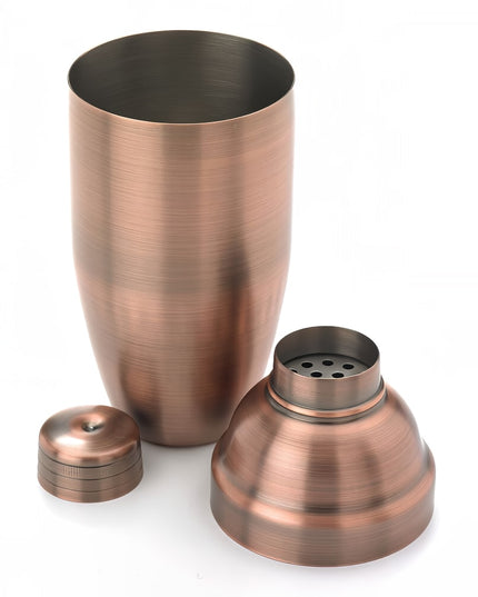 Bình Lắc Cocktail Kiểu Nhật 3 Món Barfly M37039ACP Màu Đồng Cổ