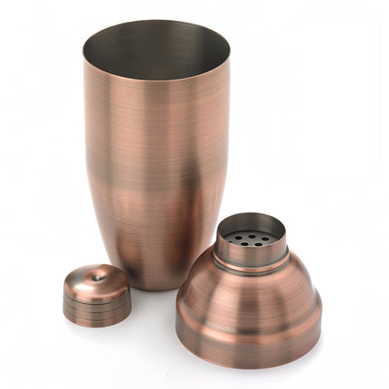 Bình Lắc Cocktail Kiểu Nhật 3 Món Barfly M37039ACP Màu Đồng Cổ