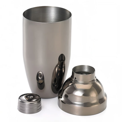 Bộ Bình Lắc Cocktail Kiểu Nhật Thép Không Gỉ Barfly M37039BK 710 ml Màu Đen Kim Loại