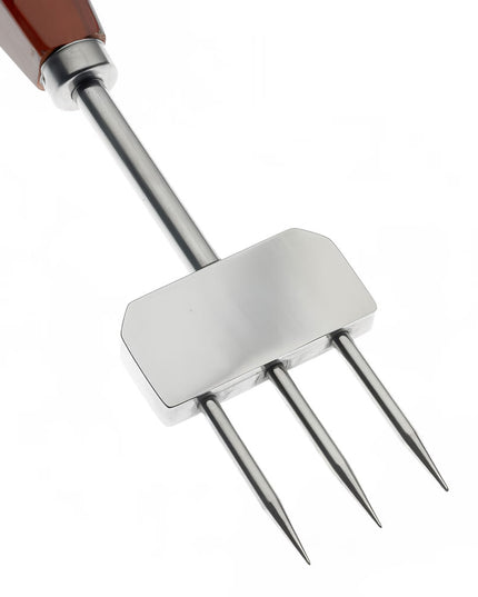 Dùi Chẻ Đá Barfly M37062 20.3 cm Tay Cầm Gỗ - Thép Không Gỉ