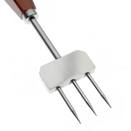 Dùi Chẻ Đá Barfly M37062 20.3 cm Tay Cầm Gỗ - Thép Không Gỉ