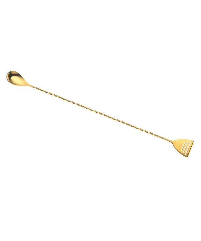 Thìa Quầy Bar Barfly M37072GD Đầu Lọc Màu Vàng 40 cm
