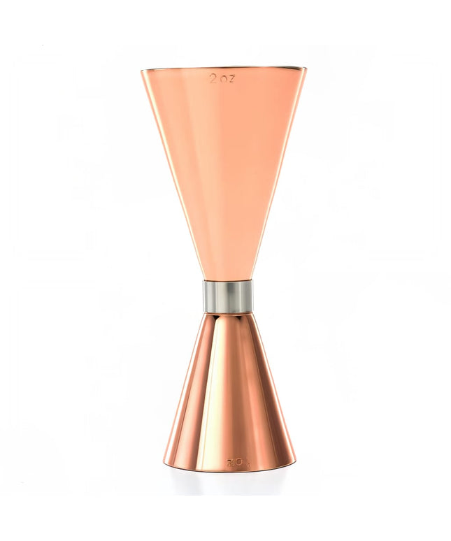 Ly Đong Kiểu Mỏng Barfly M37090CP 30 ml & 60 ml Đồng Viền Thép Không Gỉ