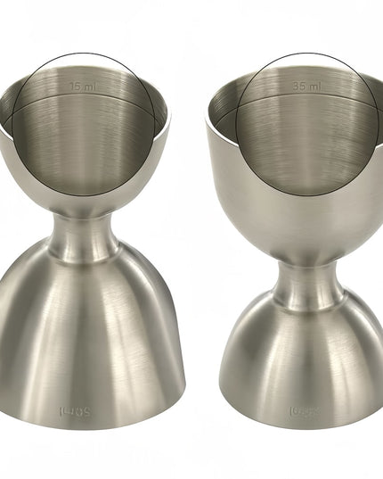 Ly Đong Miệng Thẳng Barfly M37098 - 25 ml & 50 ml, Thép Không Gỉ