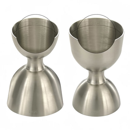 Ly Đong Miệng Thẳng Barfly M37098 - 25 ml & 50 ml, Thép Không Gỉ