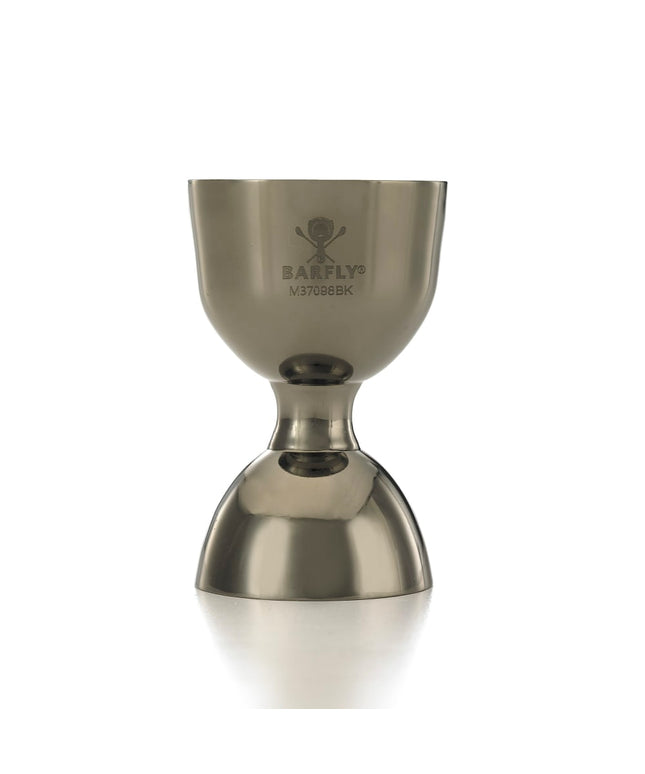 Ly Đong Miệng Thẳng Barfly M37098BK 25 ml & 50 ml Đen Gun Metal