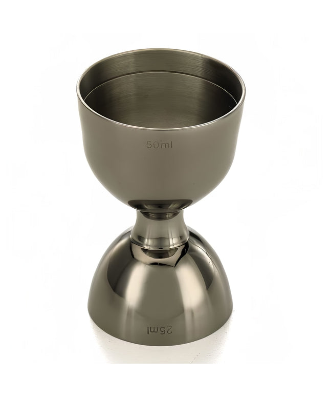 Ly Đong Miệng Thẳng Barfly M37098BK 25 ml & 50 ml Đen Gun Metal