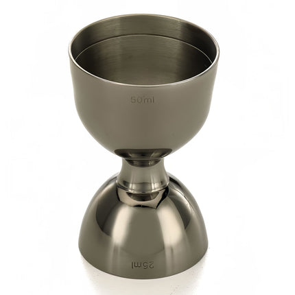 Ly Đong Miệng Thẳng Barfly M37098BK 25 ml & 50 ml Đen Gun Metal