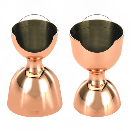 Ly Đong Viền Thẳng Barfly M37098CP 25 ml & 50 ml Đồng
